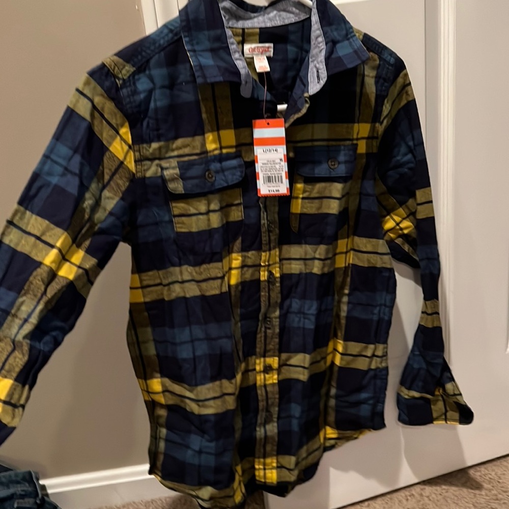 Cat and Jack boys flannel shirt